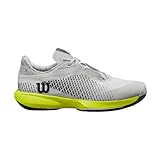 Wilson Herren KAOS Swift 1.5 Clay Tennis Shoe, Pearl Blue/Black/Safety Yellow, 44 EU