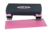 MAXXIVA® Stepper Aerobic-Fitness-Steppbrett mit Antirutsch-Matte 67 x 27 x 10/15/20 cm...