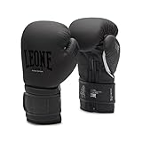 LEONE 1947, Black Edition Boxhandschuhe, Unisex-Erwachsene, Schwarz, 12 oz, GN059