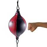 MuscleForge® Boxbirne zum Boxen Erwachsene, Speed Ball für das Boxtraining, Punchingball...