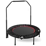 LIFERUN Indoor-Trampolin 101cm, Faltbares Fitness-Trampolin, Trampolin für Jumping...