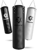 FIGHTR® Boxsack gefüllt/ungefüllt - extrem robust & langlebig | Boxsack Set inkl....