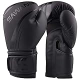 SAWANS® Professionelle Boxhandschuhe für MMA, Sparring, Kickboxen, Boxsack, Training,...