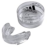 adidas Erwachsene Double CE Senior Mundschutz, Transparent, One Size