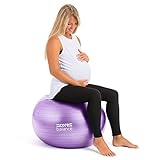 Core Balance, berstsicherer Gymnastikball - für Fitness Yoga Schwangerschaft - 55cm 65cm...