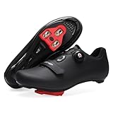 ARTVEP Fahrradschuhe Herren Damen Rennradschuhe MTB Radschuhe Kompatibel mit Look SPD...