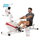 SportPlus Rudergerät für zuhause klappbar - extra leises Magnetbremssystem, Heimtrainer...