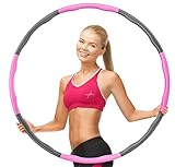 AthleticPro - DAS ORIGINAL - Hula Hoop Reifen Erwachsene [0.75-1kg] - Steckbarer...