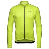 GORE WEAR Herren Thermo Fahrrad-Trikot, C3, XL, Neon-Gelb