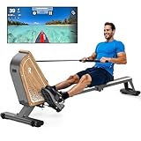 VOWVIT Rudergerät für Zuhause OR3,Magnetisches Rudergeräte mit Bluetooth Monitor,16...