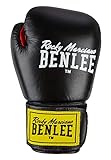 BENLEE Boxhandschuhe aus Leder Fighter Black/Red 14 oz