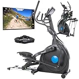 Skandika Crosstrainer CardioCross Carbon Champ Ellipsentrainer mit 24,5kg Schwungmasse,...