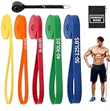 Resistance Bands Set,Fitnessbänder Widerstandsbänder 4er Set Mit Türanker...