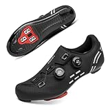 Solamni Fahrradschuhe Herren Roadbike MTB Radsportschuhe Kompatibel Mit Look SPD SPD-SL...