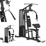 ArtSport Kraftstation ProfiGym 3000 mit 14 Gewichten, 77 kg - Bizeps, Lattzug, Butterfly,...