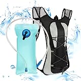 Trinkrucksack, Wasserrucksack mit 2L Blase, zum Wandern, isoliert, geeignet für...
