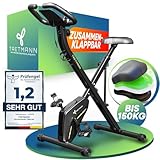 Neu Tretmann Hometrainer fahrrad Klappbar Set-extra bequem & leise- [RelaxFoam] bis 150KG...