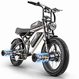 Elektrofahrrad, 20 Zoll E Bike Herren 160NM Doppelmotor | 2*18Ah Lithium Doppelbatterie...