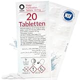 Wicked Chili 20x Chlortabletten geeignet für Waterrower Rudergerät, Water Rower, Oasis...