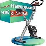 Ultrasport Heimtrainer Fahrrad Klappbar I Hometrainer Fahrrad Klappbar mit Komfort-Sattel...